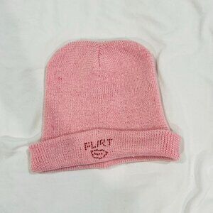 Pink Flirt Knit Beanie - Lightweight Hat